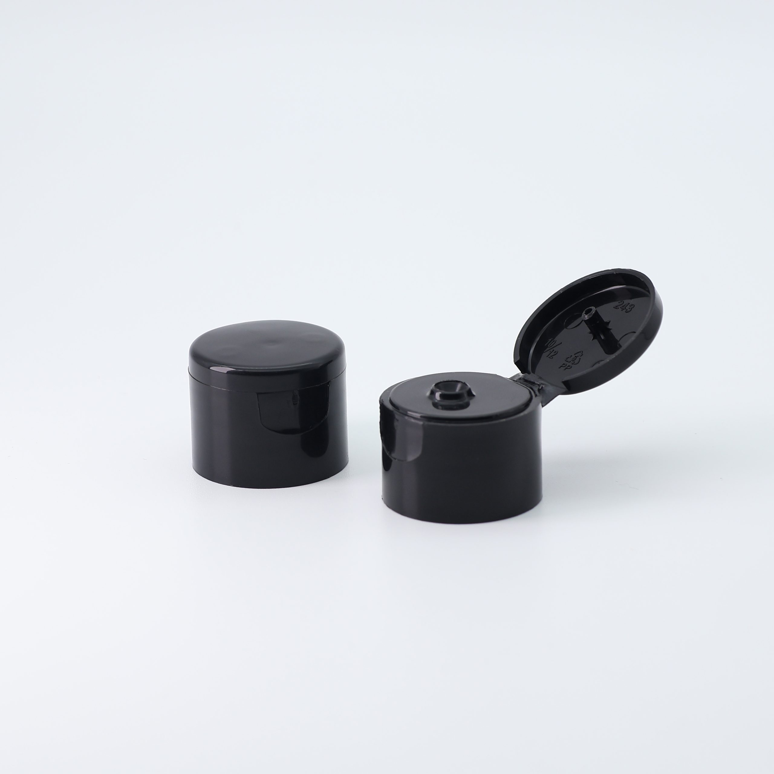 24/410 Clamshell Lids (Striped & Smooth)