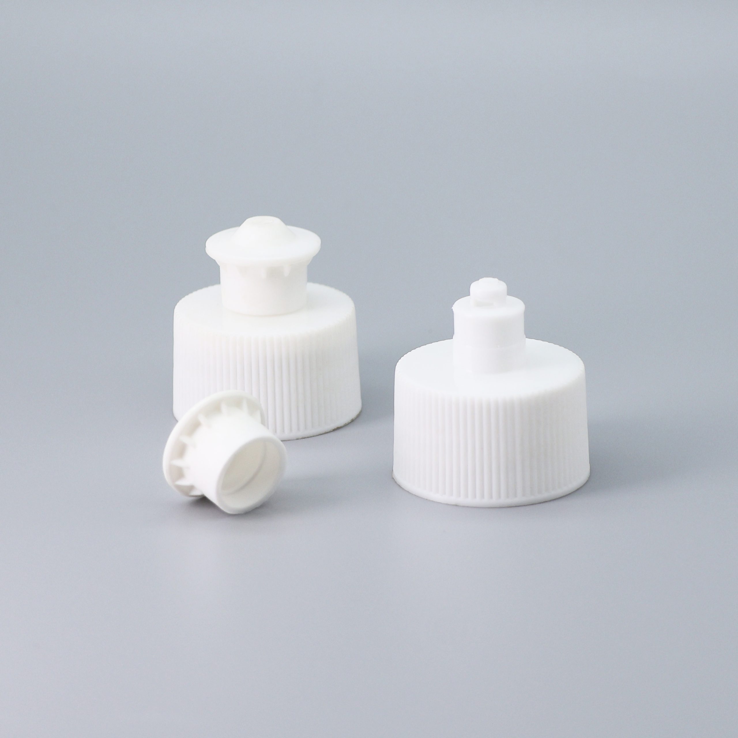 28mm Stretch Pointy Lids (Striped & Smooth)